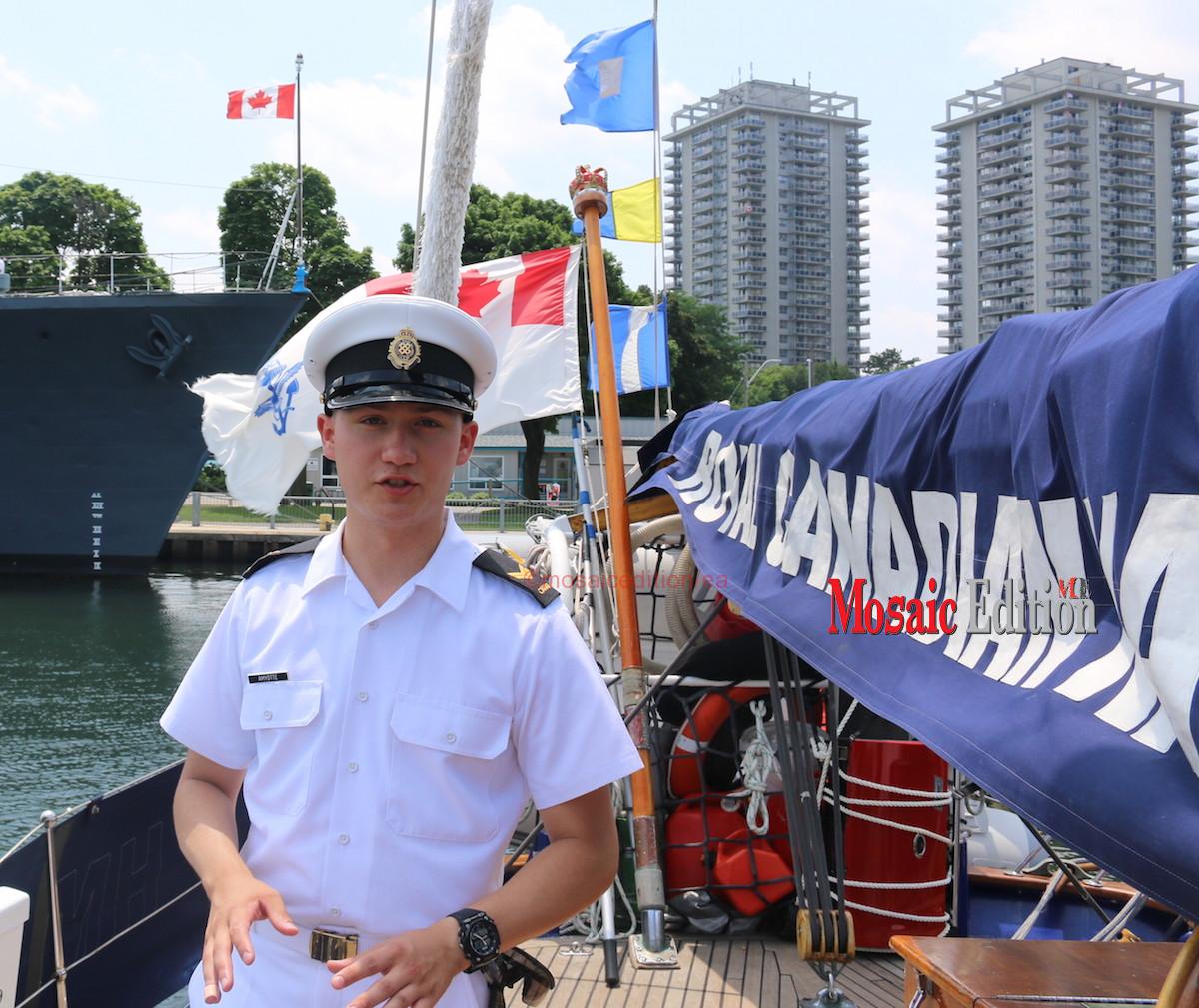 Royal Canadian Navy - HMCS Oriole - Leading Seaman Amyotte - Hamilton- mosaicedition.ca-ea