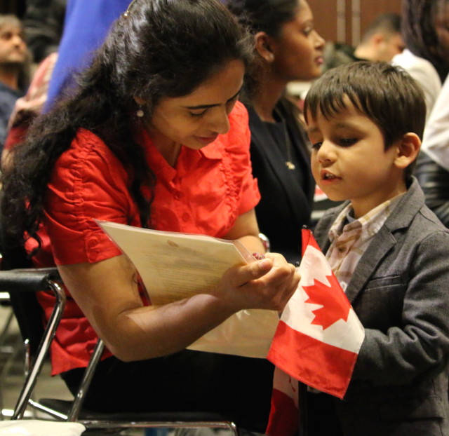 49 immigrants are now Canadian Citizens.