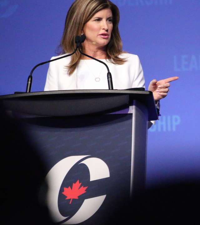 Rona Ambrose - former Interim Leader of the Conservative Party addresses the Leadership Convention 2017