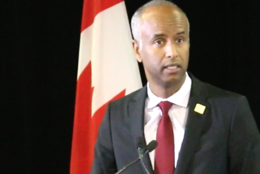 Ahmed Hussen, Minister of Immigration, Refugees and Citizenship - speaking on Start-Up Visa Program. mosaicedition.ca-ea