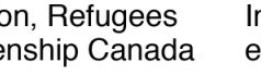 Immigration,Refugees and Citizenship Canada