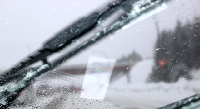 Mont blanc – Québec – a place to see - Blizzard on the highway