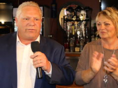 Doug Ford and Sandie Bellows - St. Catharines - Scorecard Harry's Inc. mosaicedition.ca