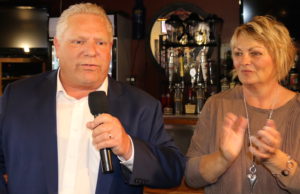 Doug Ford and Sandie Bellows - St. Catharines - Scorecard Harry's Inc. mosaicedition.ca