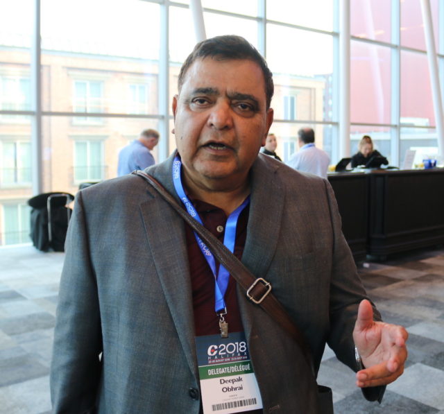 Deepak Obhrai, Member of Parliament for Calgary Forest Lawn, Dean of the Conservative Caucus has passed. File photo - mosaicedition.ca-ea