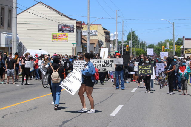 Black Lives Matter – Youth rally in St. Catharines 01