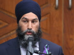 Jagmeet Singh Leader New Democratic Party -Vigil for Muslim family killed, injured in London Ontario in hate crime Photo Mosaic Edition Edward Akinwunmi