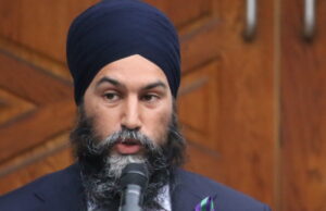 Jagmeet Singh Leader New Democratic Party -Vigil for Muslim family killed, injured in London Ontario in hate crime Photo Mosaic Edition Edward Akinwunmi