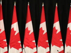 Canada protects international students from fraud Canadian Flag - File Photo Media Conference - Photo Mosaic Edition Edward Akinwunmi