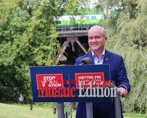 Erin O’Toole campaigns in Mississauga – Stop Liberal Inflation