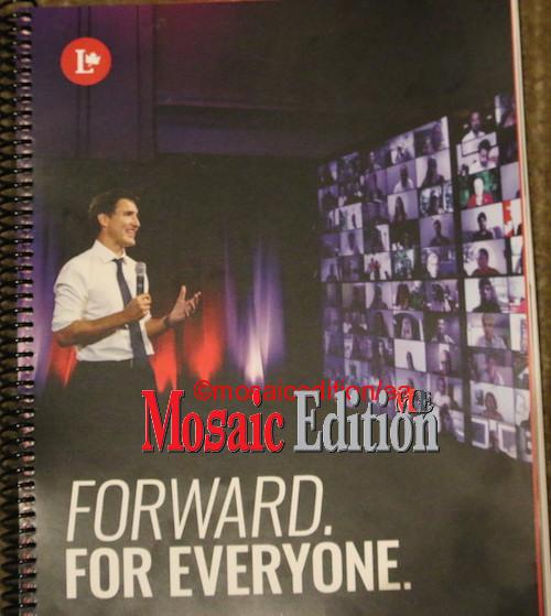 Justin Trudeau presents plan for Canada – Forward for Everyone Photo Mosaic Edition Edward Akinwunmi