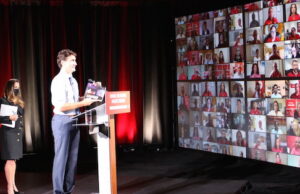 Justin Trudeau presents plan for Canada – Forward for Everyone Justin Trudeau presents plan for Canada – Forward for Everyone Photo Mosaic Edition Edward Akinwunmi