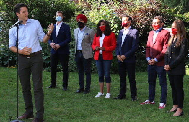 Trudeau addresses racism 2 Trudeau addresses racism during campaign stop in Mississauga. Photo Mosaic Edition Edward Akinwunmi