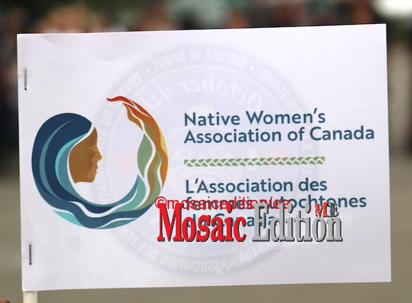 Sisters In Spirit – Native Women’s Association of Canada – SIS Vigil St. Catharines – October 4, 2021. Photo Mosaic Edition Edward Akinwunmi