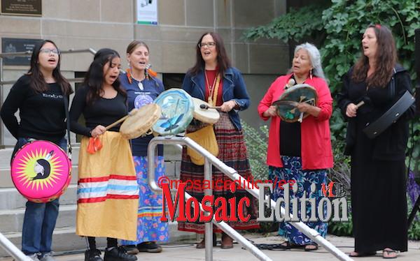 Sisters In Spirit – Native Women’s Association of Canada – SIS Vigil St. Catharines – October 4, 2021. Photo Mosaic Edition Edward Akinwunmi
