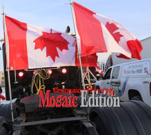 Convoy 2022 Truckers - Niagara on-the-Lake – Photo Mosaic Edition Edward Akinwunmi 