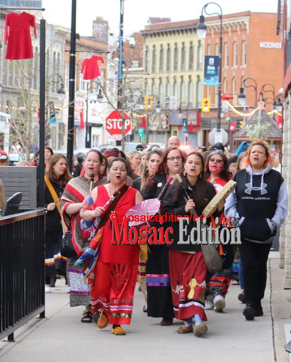 Red Dress Day St. Catharines - Missing Indigenous Women - Girls –Two-Spirits People Photo Mosaic Edition Edward Akinwunmi