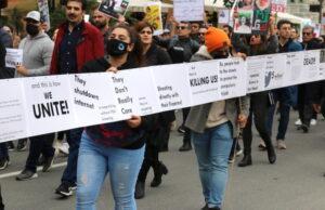 (English) Demonstration – Québec – Mahsa Amini – Iranian – refused to wear hijab in Iran