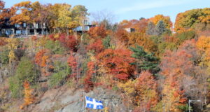 Quebec city – fall season – Samuel De Champlain Promenade