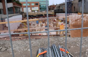 A construction site on Carlisle Street St. Catharines - May 5 2022