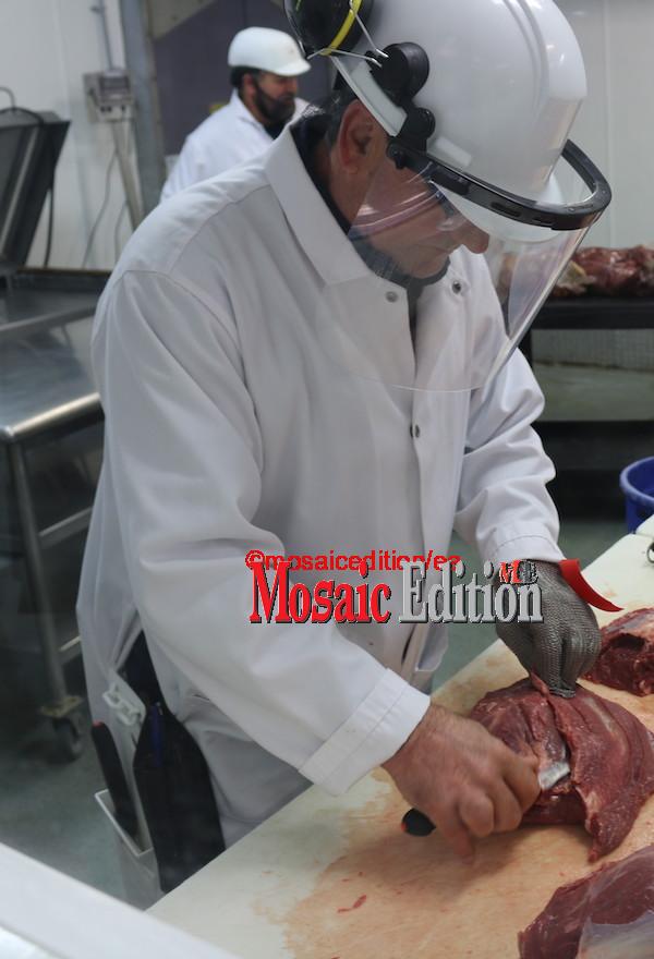 Butchers Butcher at L’Orignal Packing Ltd – Photo Mosaic Edition Edward Akinwunmi