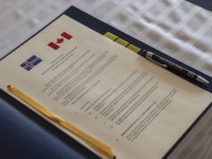 Canada and Iceland sign new Youth Mobility Agreement -Photo supplied