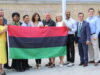Mayor Bonnie Crombie was joined by representation from Black Caucus Alliance to raise the Pan-African Flag in celebration of Emancipation Day in Mississauga - Photo Mosaic Edition Edward Akinwunmi