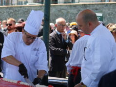 Happy Canada Day 2024 Quebec Canada Day Quebec cake cutting ceremony at the Dufferin Terrace 2024 Photo Mosaic Edition Edward Akinwunmi